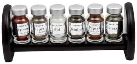 PÓŁKA NA PRZYPRAWY  6EL BRĄZ WENGE