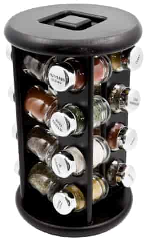 PÓŁKA NA PRZYPRAWY 16EL OBROTOWY SR POŁYSK WENGE