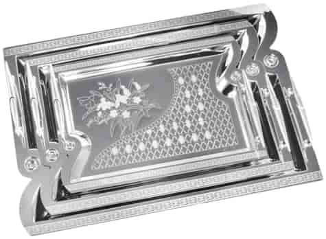 TACA STAL NIERDZEWNA KPL 3szt KH-4743