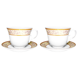 FRANCESCA KOMPLET FILIŻANEK 2+2 220ml TR-1847G