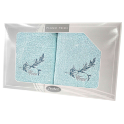 GIFT FROTEX II KPL RĘCZNIKÓW GRENO 2EL AQUA 1