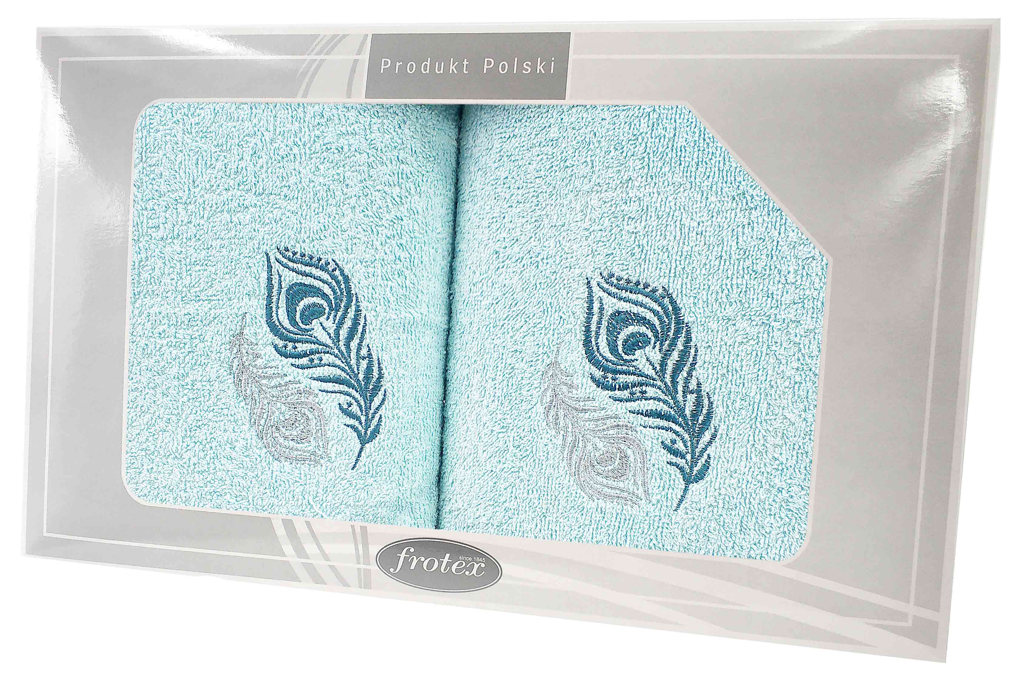 GIFT FROTEX II KPL RĘCZNIKÓW GRENO 2EL AQUA 2