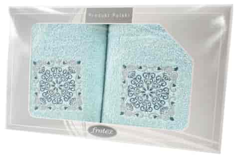 GIFT FROTEX II KPL RĘCZNIKÓW GRENO 2EL AQUA 4