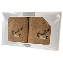 GIFT FROTEX II KPL RĘCZNIKÓW GRENO 2EL BEŻOWY 1