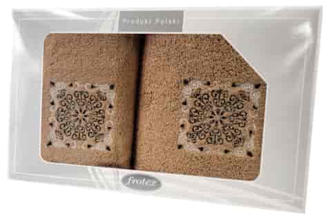 GIFT FROTEX II KPL RĘCZNIKÓW GRENO 2EL BEŻOWY 4