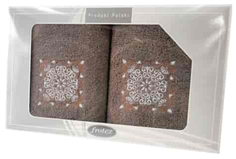 GIFT FROTEX II KPL RĘCZNIKÓW GRENO 2EL BRĄZOWY 4
