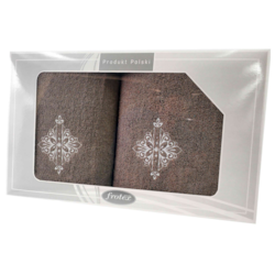 GIFT FROTEX II KPL RĘCZNIKÓW GRENO 2EL BRĄZOWY 6