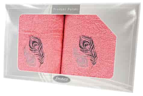 GIFT FROTEX II KPL RĘCZNIKÓW GRENO 2EL KORALOWY 2