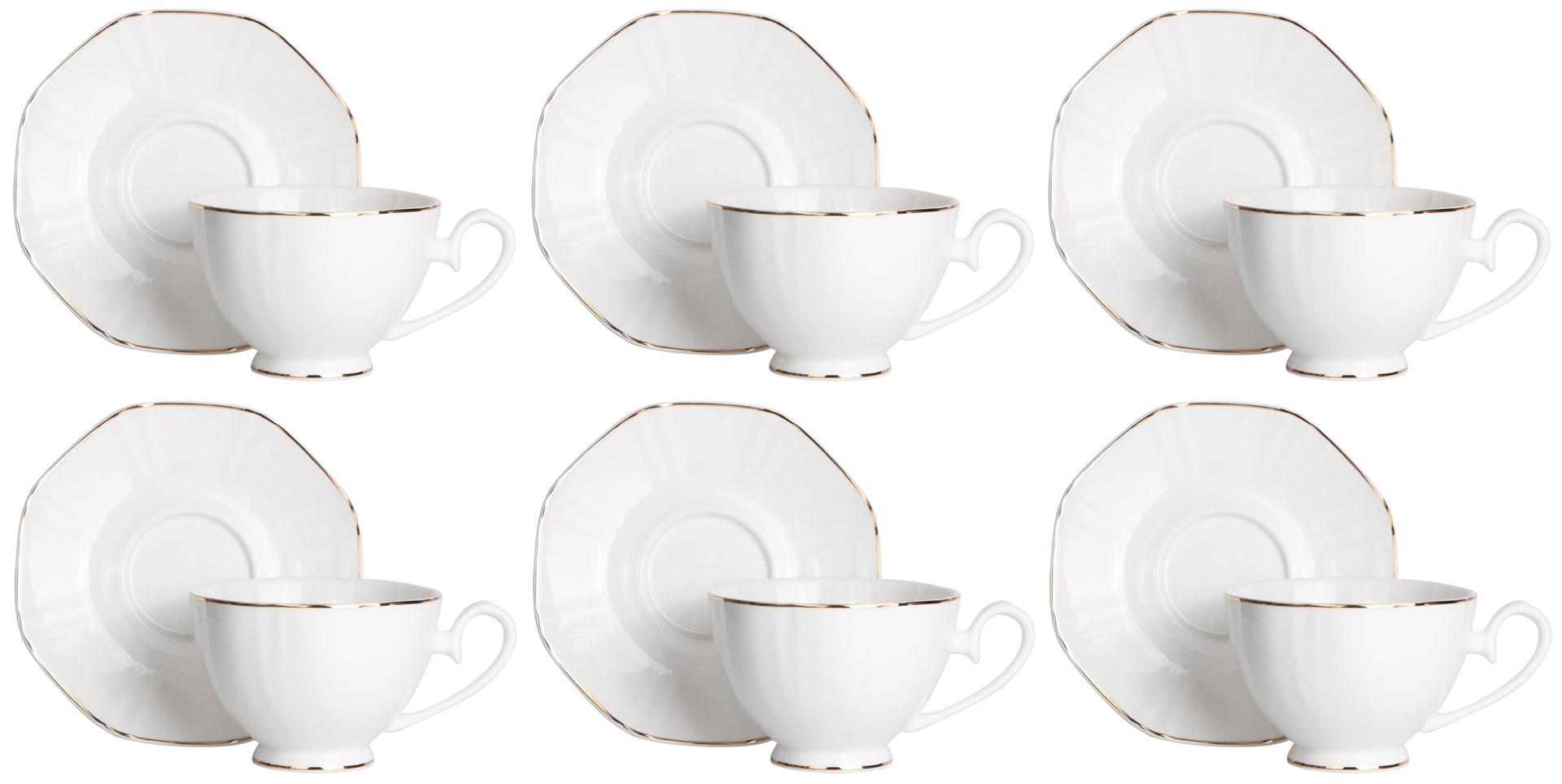 VERA KOMPLET FILIŻANEK 6+6 260ml