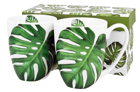 MONSTERA KUBEK KOMPLET 2EL W PUDEŁKU 380ml