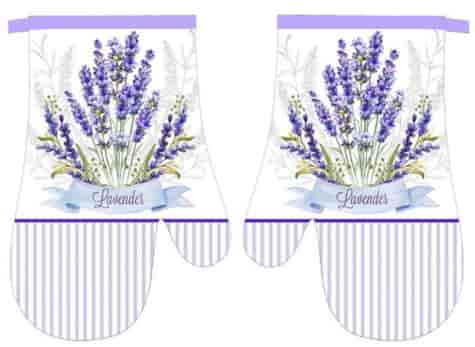 RĘKAWICE KUCHENNE MAGNES KPL 2szt LAVENDER F21A159