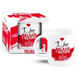 POLSKA KUBEK BOSS 300ml I LOVE POLAND