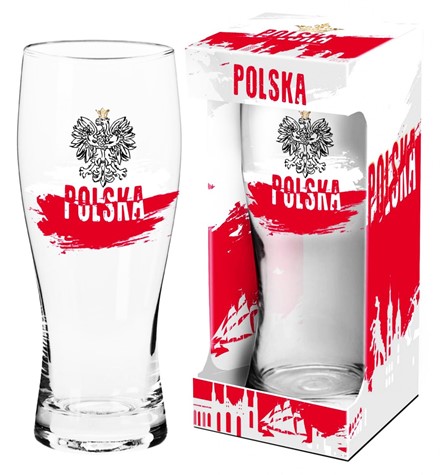 POLSKA SZKLANKA DO PIWA 500ml ORZEŁ