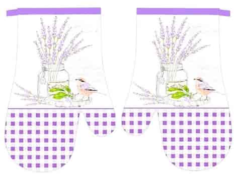 RĘKAWICE KUCHENNE MAGNES KPL 2szt LAVENDER FS25