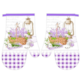 RĘKAWICE KUCHENNE MAGNES KPL 2szt LAVENDER F319113
