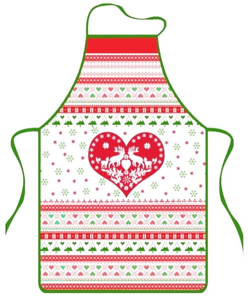 HOLIDAY FARTUCH KUCHENNY 50x76cm RENIFER F20S138B