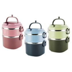 POJEMNIK OBIADOWY 2-POZIOM 1700ml KM2136