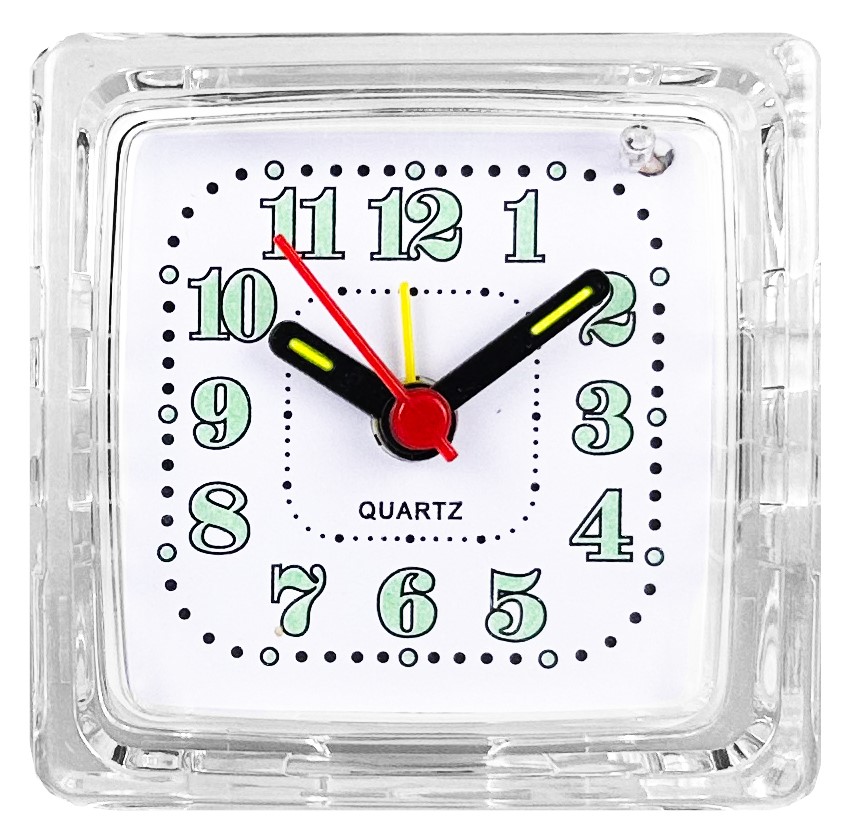 BUDZIK ZEGAR JUS-1974 7x7x3,5cm mini