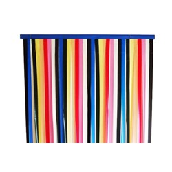 PASKI PCV ZASŁONA DRZWIOWA 100x200cm KOLOROWA
