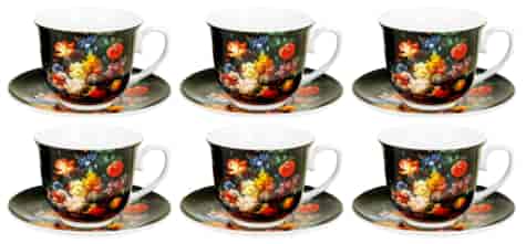 BUKIET KOMPLET FILIŻANEK 6+6 250ml