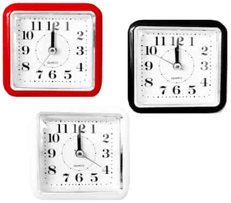 BUDZIK ZEGAR JUS-SM368 9x9x4,5cm