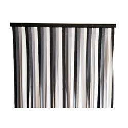 PASKI PCV ZASŁONA DRZWIOWA 100x200cm POPIELATA