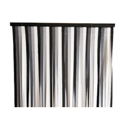 PASKI PCV ZASŁONA DRZWIOWA 100x200cm POPIELATA