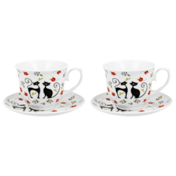 KOTY ETNO CR KOMPLET FILIŻANEK 2+2 250ml
