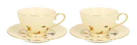 MOTYLKI CREAM ESPRESSO KOMPLET FILIŻANEK 2+2 120ml