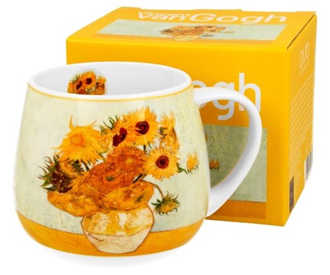 SUNFLOWERS KUBEK BARYŁKA W PUDEŁKU 430ml