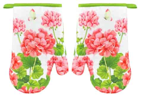 RĘKAWICE KUCHENNE MAGNES KPL 2szt FLOWER F21S847