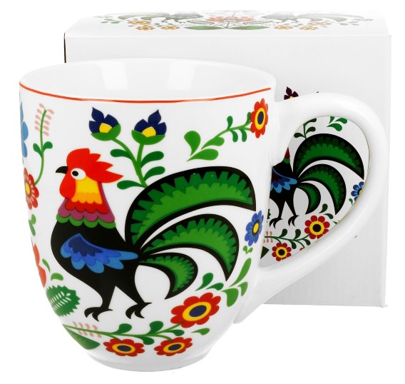 KOGUTY FOLK KUBEK KUBAS W PUDEŁKU 1000ml