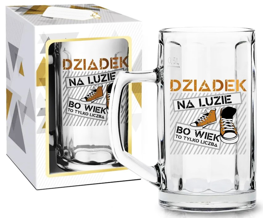 DZIEŃ DZIADKA KUFEL 500ml DZIADEK NA LUZIE...