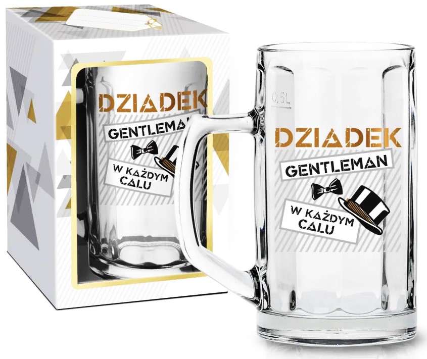 DZIEŃ DZIADKA KUFEL 500ml DZIADEK GENTLEMAN...