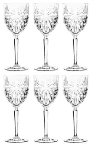 RCR OASIS KIELISZEK WINO 290 6szt