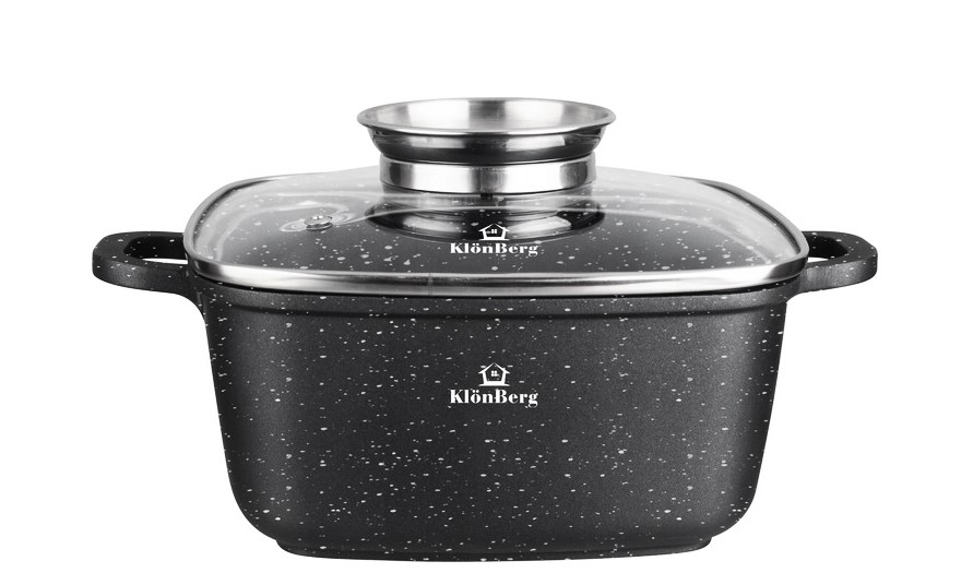 KLONBERG GARNEK MARMUR KWADRAT 2,3L 20cm KB-4011