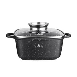 KLONBERG GARNEK MARMUR KWADRAT 3,5L 22cm KB-4012