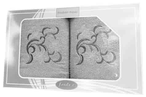 GIFT FROTEX II KPL RĘCZNIKÓW GRENO 2EL POPIEL 3N