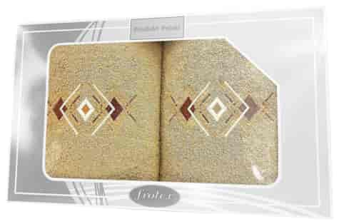 GIFT FROTEX II KPL RĘCZNIKÓW GRENO 2EL BEŻOWY 4N