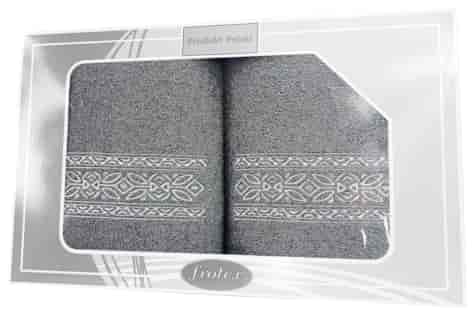 GIFT FROTEX II KPL RĘCZNIKÓW GRENO 2EL GRAFIT 2N