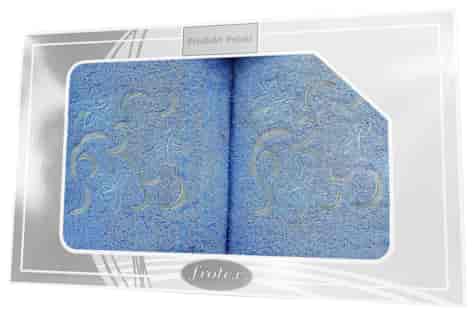 GIFT FROTEX II KPL RĘCZNIKÓW GRENO 2EL NIEBIESK 3N