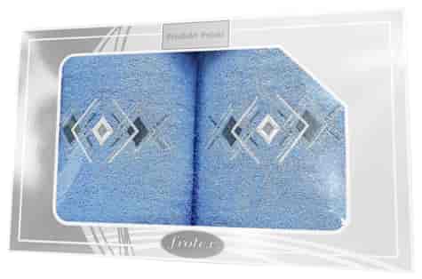 GIFT FROTEX II KPL RĘCZNIKÓW GRENO 2EL NIEBIESK 4N