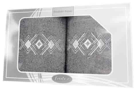 GIFT FROTEX II KPL RĘCZNIKÓW GRENO 2EL GRAFIT 4N