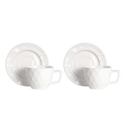 SZAFIR ESPRESSO KOMPLET FILIŻANEK 2+2 90ml