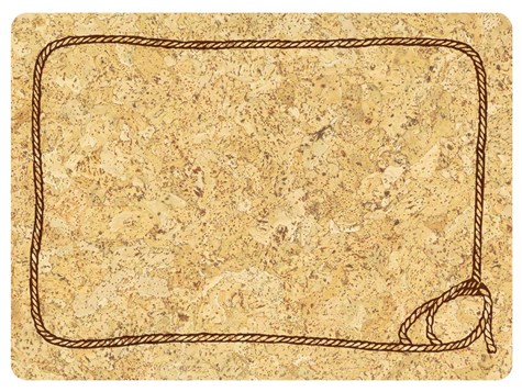 MATA DEKORACYJNA PODKŁADKA TWARDA 30x40cm wz.01