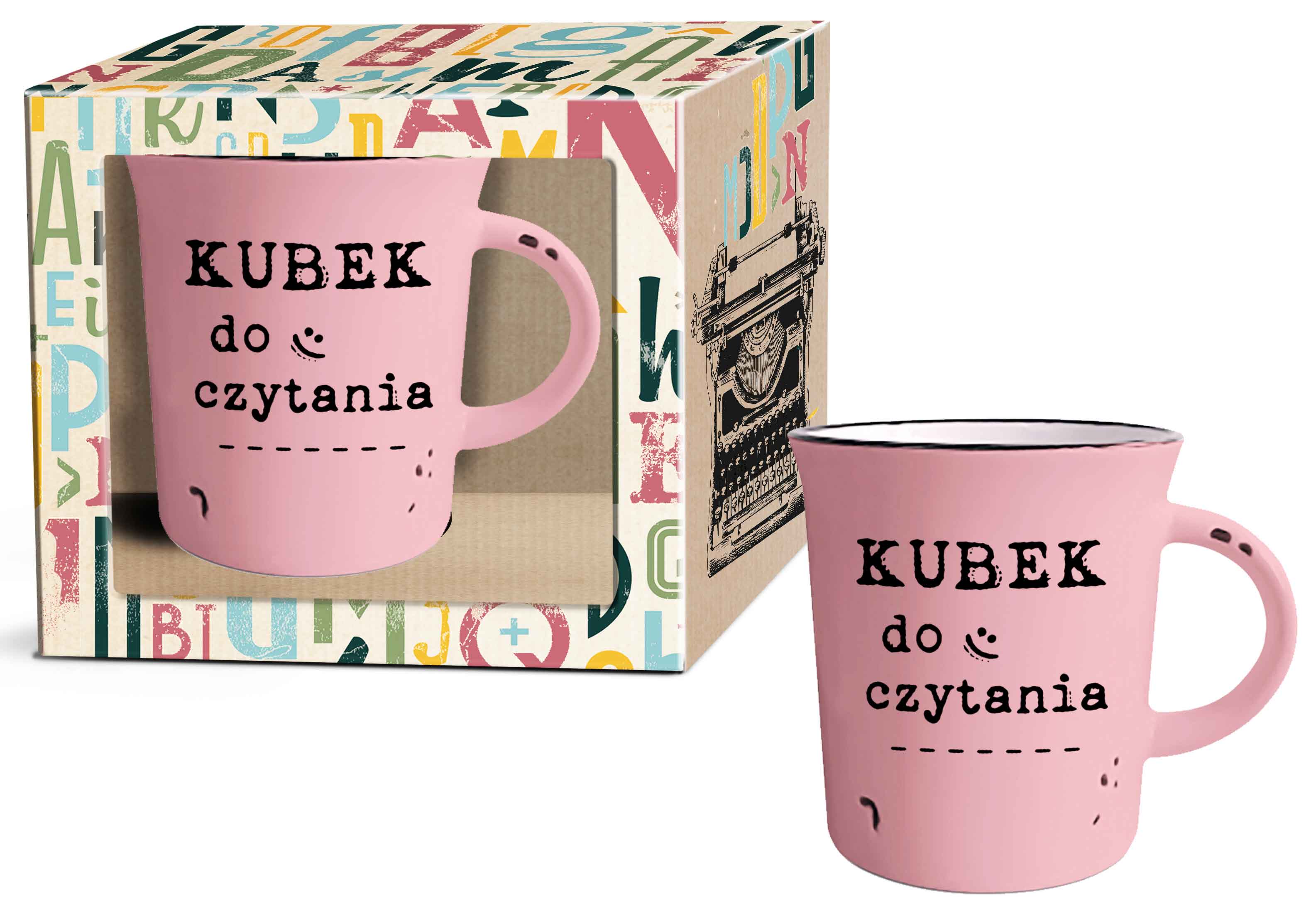 RETRO DRUK KUBEK GARNUSZEK 320ml KUBEK DO CZYTANIA