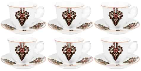 PARZENICA KOMPLET FILIŻANEK 6+6 250ml