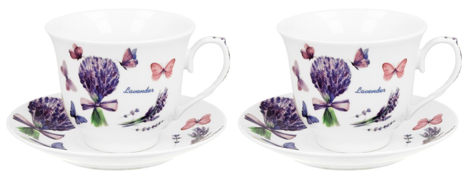 VIOLET KOMPLET FILIŻANEK 2+2 250ml