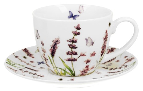 CLASSIC LAVENDER FILIŻANKA ZE SPODKIEM 1+1 250ml