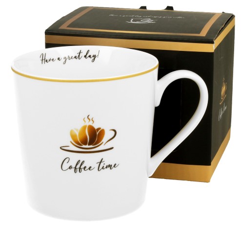 COFFEE TIME FILIŻANKA KUBEK W PUDEŁKU 360ml